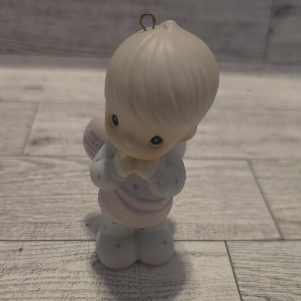 Precious Moments 1993 Baby's First Christmas Ornament